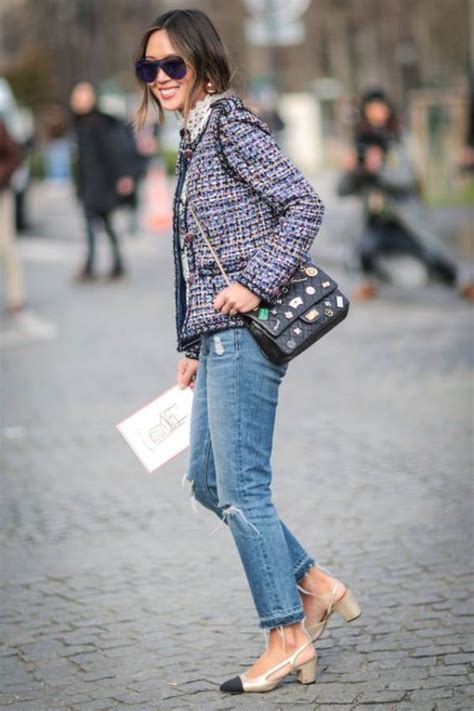 how to wear chanel inspired jacket
